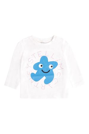 tshirt in cotone bianco STELLA McCARTNEY KIDS | TX8100Z0434101